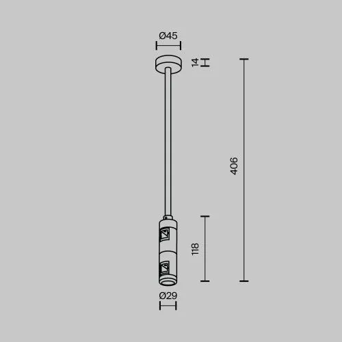 Комплектующие для трековой системы Technical TRA158С-D1-B  фото 2