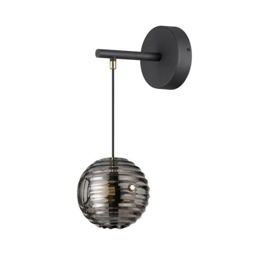 Бра ODEON LIGHT  5041/12WL TRONI стекло/черный 